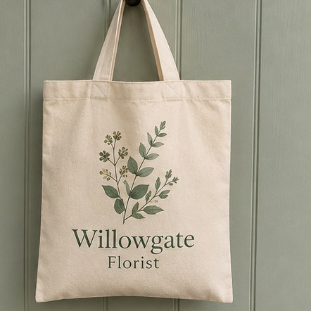 Customized shopping bags for markets, festivals and pop-ups