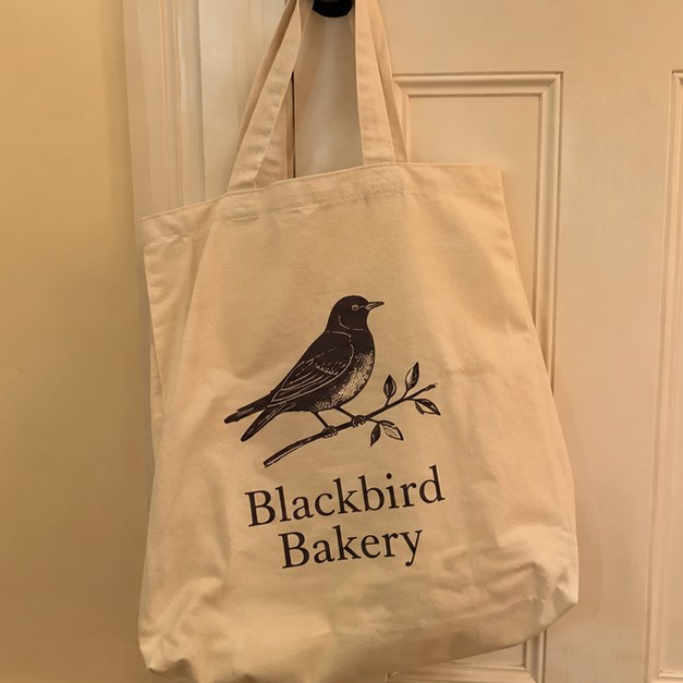 Shopping bags with logo — customer photo